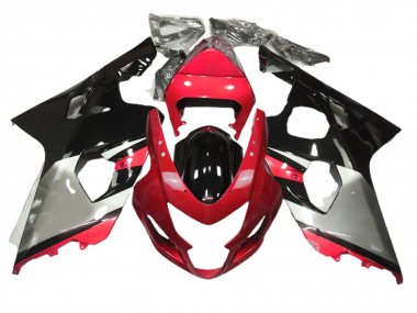 04-05 Rojo Plata & Negro GSXR 600-750 Carenados Moto