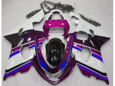 04-05 Rosa Brillante & Azul GSXR 600-750 Carenados Moto