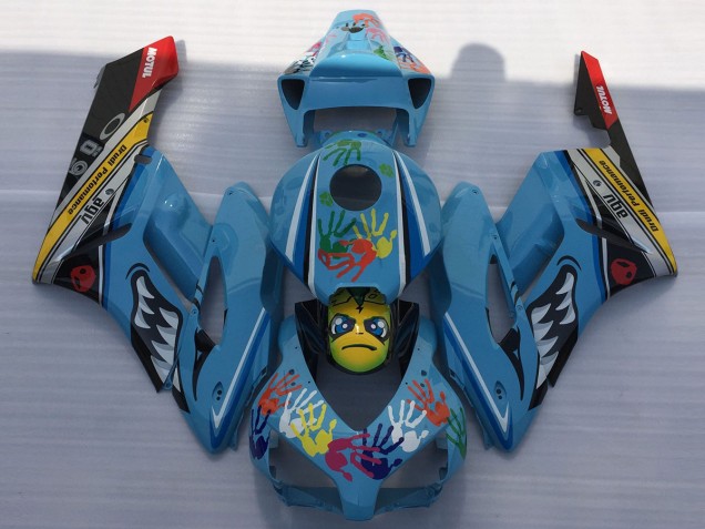 04-05 Tiburón Azul CBR1000RR Carenados Moto 04-05 Tiburón Azul CBR1000RR Carenados Moto