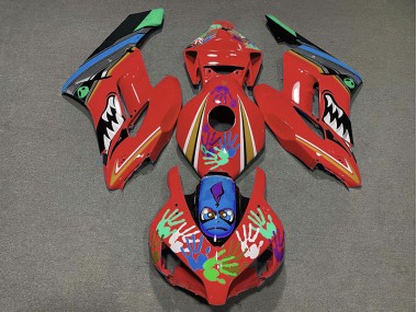 04-05 Tiburón Rojo CBR1000RR Carenados Moto