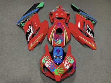 04-05 Tiburón Rojo CBR1000RR Carenados Moto