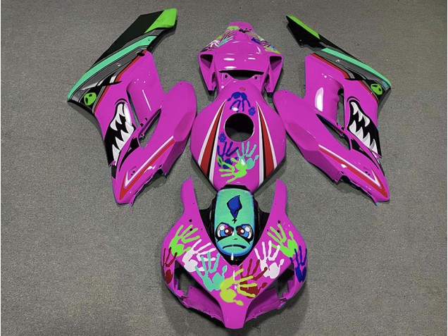 04-05 Tiburón Rosa CBR1000RR Carenados Moto 04-05 Tiburón Rosa CBR1000RR Carenados Moto