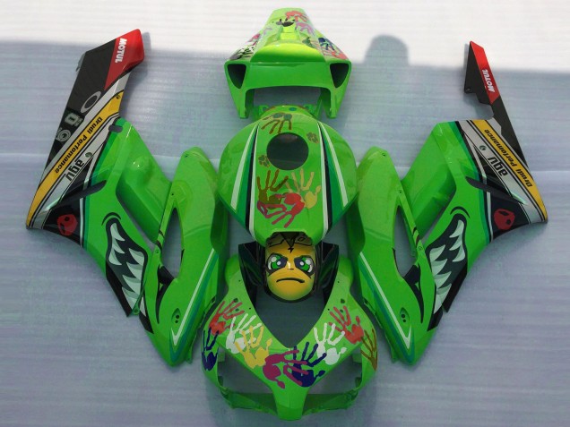 04-05 Tiburón Verde CBR1000RR Carenados Moto 04-05 Tiburón Verde CBR1000RR Carenados Moto