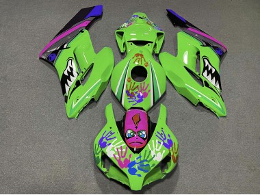 04-05 Tiburón Verde & Morado CBR1000RR Carenados Moto