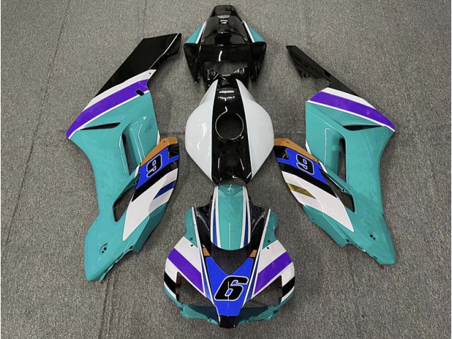 04-05 Verde Azulado 6 CBR1000RR Carenados Moto 04-05 Verde Azulado 6 CBR1000RR Carenados Moto