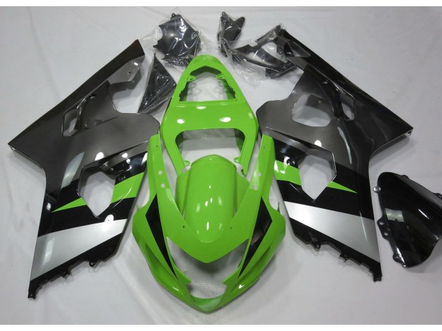04-05 Verde & Plata GSXR 600-750 Carenados Moto 04-05 Verde & Plata GSXR 600-750 Carenados Moto