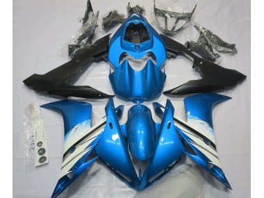 04-06 Azul Claro & Blanco R1 Carenados Moto