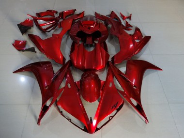 04-06 Color Rojo Oscuro R1 Carenados Moto