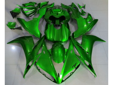 04-06 De Color Verde Oscuro R1 Carenados Moto