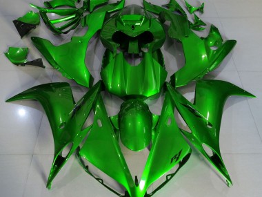 04-06 De Color Verde Oscuro R1 Carenados Moto