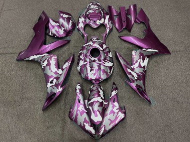 04-06 Magenta Oscuro Camuflaje R1 Carenados Moto