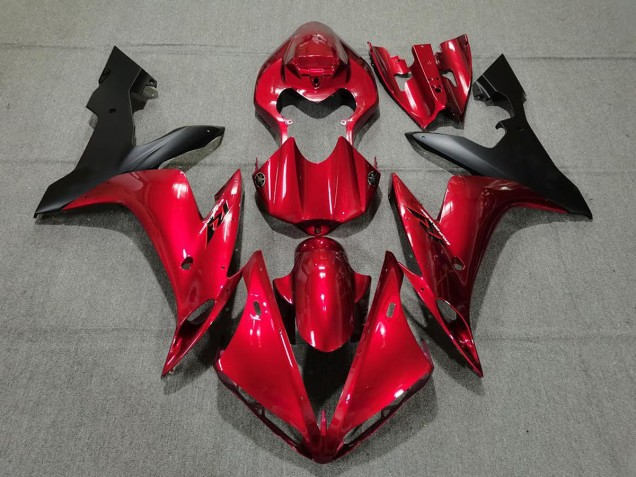 04-06 Rojo Caramelo & Negro R1 Carenados Moto 04-06 Rojo Caramelo & Negro R1 Carenados Moto