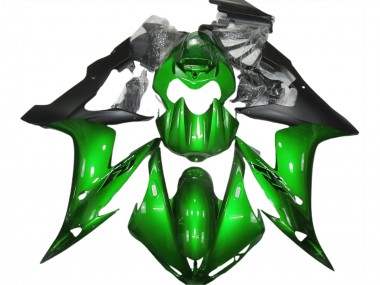 04-06 Verde Brillante & Negro R1 Carenados Moto