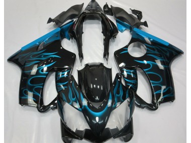 04-07 Azul Claro Llama CBR600 F4i Carenados Moto