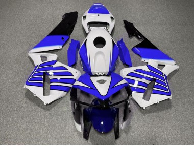 05-06 Alas Azul Oscuro & Blanco CBR600RR Carenados Moto