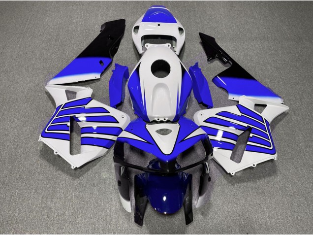 05-06 Alas Azul Oscuro & Blanco CBR600RR Carenados Moto 05-06 Alas Azul Oscuro & Blanco CBR600RR Carenados Moto