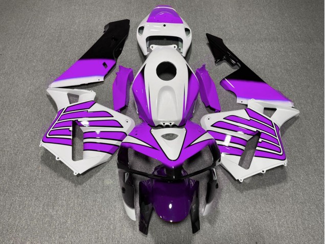 05-06 Alas Moradas & Blancas CBR600RR Carenados Moto 05-06 Alas Moradas & Blancas CBR600RR Carenados Moto