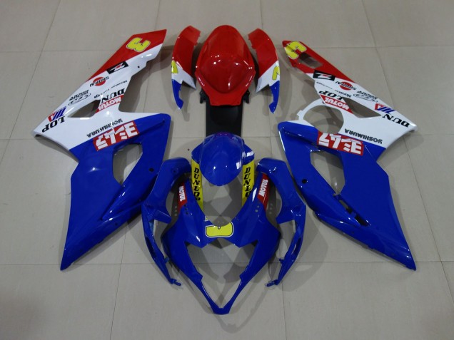 05-06 Azul Brillante / Blanco / Rojo GSXR 1000 Carenados Moto 05-06 Azul Brillante / Blanco / Rojo GSXR 1000 Carenados Moto