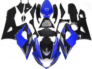 05-06 Azul Brillante & Negro GSXR 1000 Carenados Moto