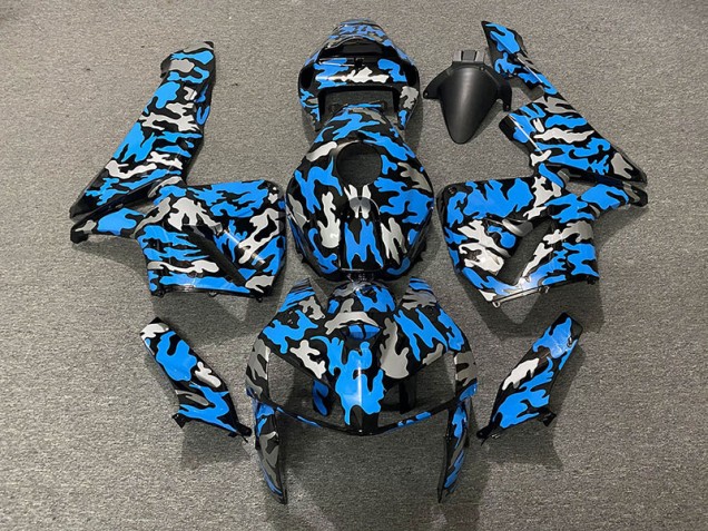 05-06 Camuflaje & Azul CBR600RR Carenados Moto 05-06 Camuflaje & Azul CBR600RR Carenados Moto