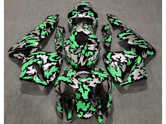 05-06 Camuflaje & Verde Claro CBR600RR Carenados Moto 05-06 Camuflaje & Verde Claro CBR600RR Carenados Moto