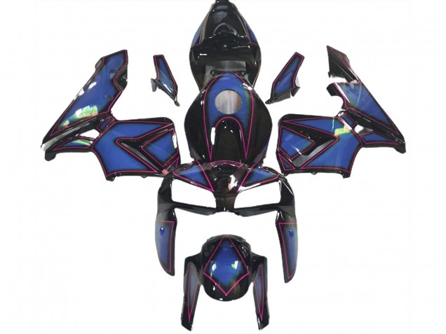 05-06 Contorno Azul Profundo & Rosa CBR600RR Carenados Moto 05-06 Contorno Azul Profundo & Rosa CBR600RR Carenados Moto