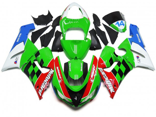 05-06 Cuadro Multicolor ZX6R Carenados Moto 05-06 Cuadro Multicolor ZX6R Carenados Moto