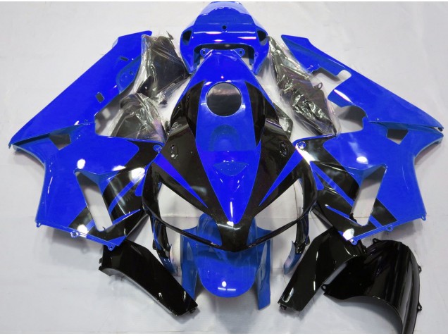 05-06 Diseño Azul Brillante & Negro CBR600RR Carenados Moto 05-06 Diseño Azul Brillante & Negro CBR600RR Carenados Moto