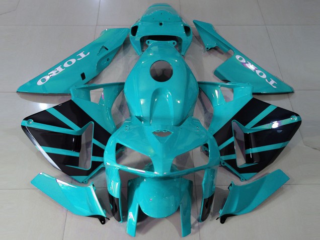 05-06 Estilo Verde Azulado OEM CBR600RR Carenados Moto 05-06 Estilo Verde Azulado OEM CBR600RR Carenados Moto