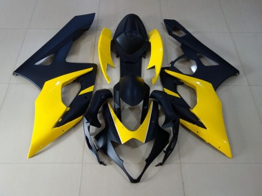 05-06 Negro Mate & Amarillo GSXR 1000 Carenados Moto