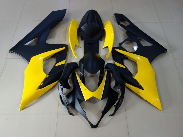 05-06 Negro Mate & Amarillo GSXR 1000 Carenados Moto 05-06 Negro Mate & Amarillo GSXR 1000 Carenados Moto