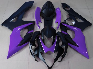 05-06 Negro Mate & Morado GSXR 1000 Carenados Moto