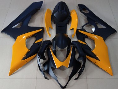 05-06 Negro Mate & Naranja Claro GSXR 1000 Carenados Moto