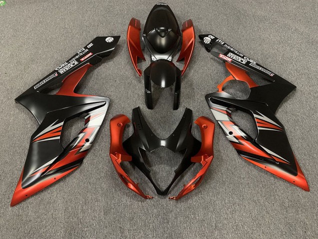 05-06 Negro Mate & Naranja GSXR 1000 Carenados Moto 05-06 Negro Mate & Naranja GSXR 1000 Carenados Moto