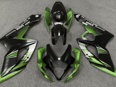 05-06 Negro Mate & Verde GSXR 1000 Carenados Moto