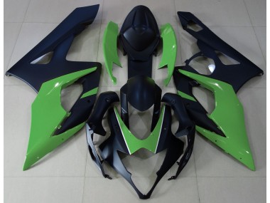 05-06 Negro Mate & Verde GSXR 1000 Carenados Moto