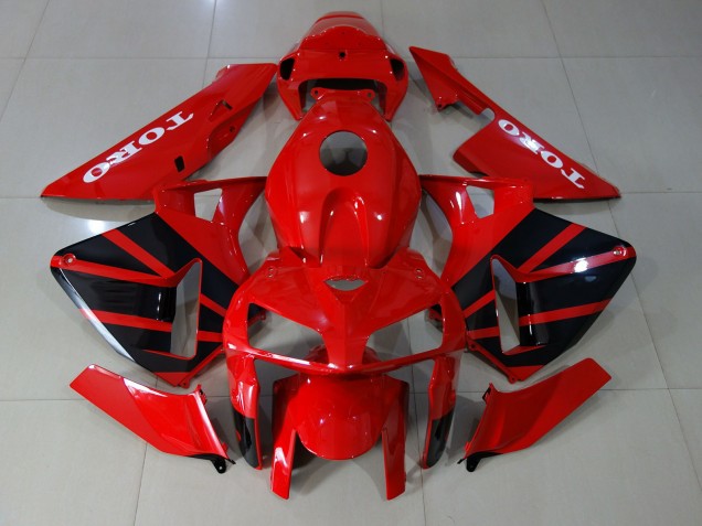05-06 Rojo Brillante CBR600RR Carenados Moto 05-06 Rojo Brillante CBR600RR Carenados Moto
