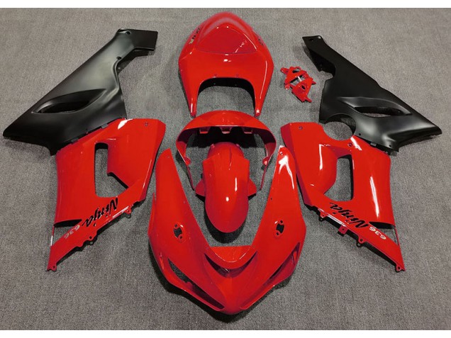 05-06 Rojo Brillante ZX6R Carenados Moto 05-06 Rojo Brillante ZX6R Carenados Moto