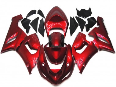 05-06 Rojo Granate ZX6R Carenados Moto