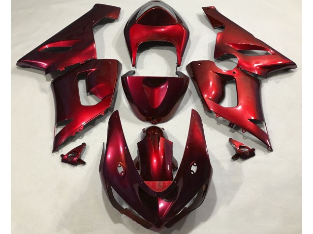 05-06 Rojo Metálico ZX6R Carenados Moto 05-06 Rojo Metálico ZX6R Carenados Moto