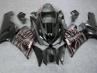 05-06 Rojo Negro Llama ZX6R Carenados Moto