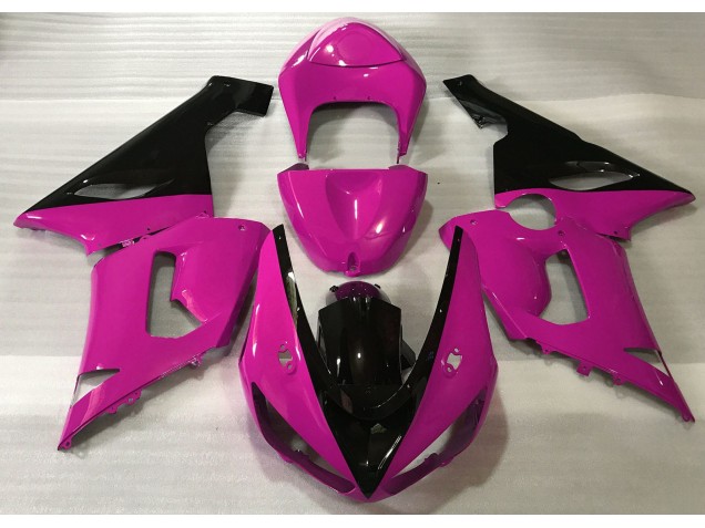 05-06 Rosa Brillante & Negro ZX6R Carenados Moto 05-06 Rosa Brillante & Negro ZX6R Carenados Moto