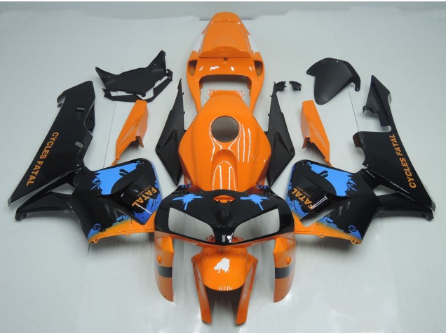 05-06 Salpicaduras De Naranja & Negro CBR600RR Carenados Moto 05-06 Salpicaduras De Naranja & Negro CBR600RR Carenados Moto