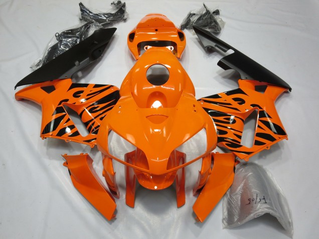05-06 Tribales Naranja CBR600RR Carenados Moto 05-06 Tribales Naranja CBR600RR Carenados Moto