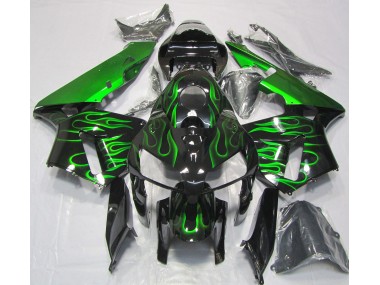 05-06 Verde Vibrante Llama CBR600RR Carenados Moto