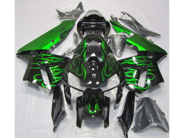 05-06 Verde Vibrante Llama CBR600RR Carenados Moto 05-06 Verde Vibrante Llama CBR600RR Carenados Moto