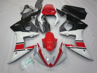 05 Blanco Rojo & Negro R6 Carenados Moto