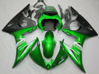 05 Verde Brillante & Blanco R6 Carenados Moto