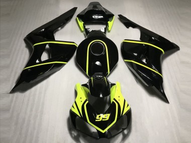 06-07 Alta Visibilidad & Cbr Negro CBR1000RR Carenados Moto