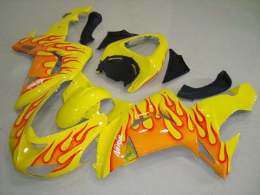 06-07 Amarillo Naranja Llama ZX10R Carenados Moto